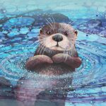 Aquatic Animals (Otter) Coaster