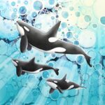 Aquatic Animals (Whale) Coaster